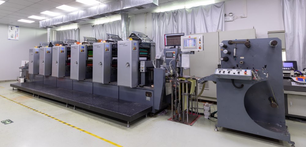 cmyk printing machine of washi tape