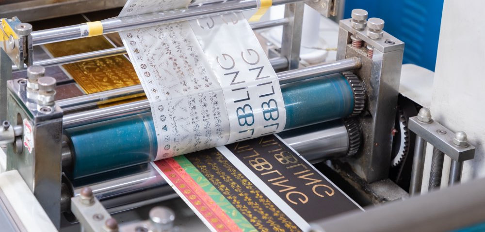 cold stamping machine of washi tape