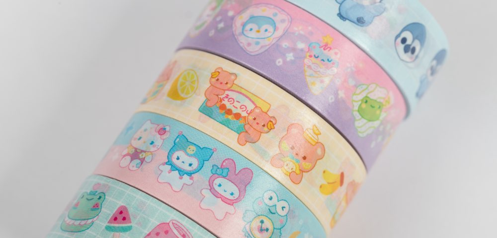 digital printed washi tape