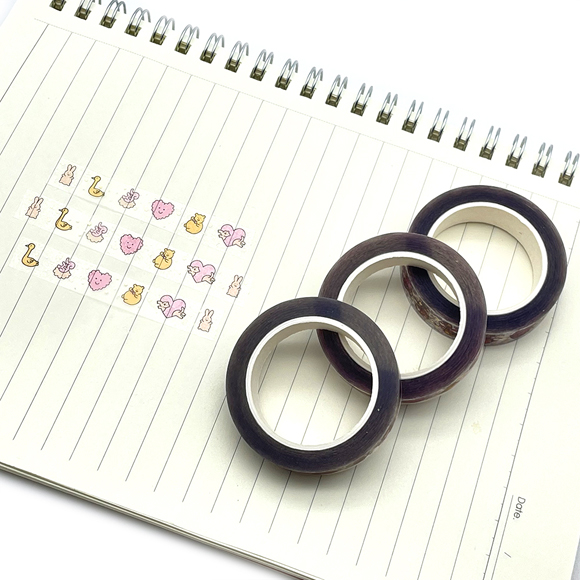 Dot Confetti Full Box Washi Tape with many foil colors 1