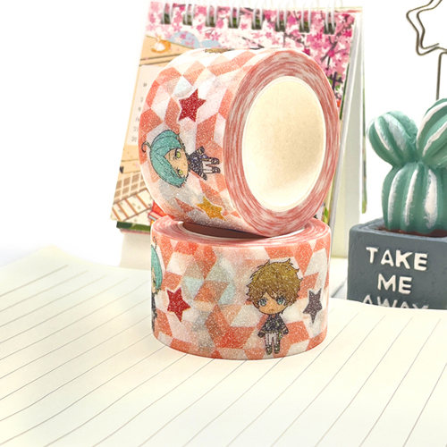 Glitter Washi Tape Wholesale Custom kawaii designs 2