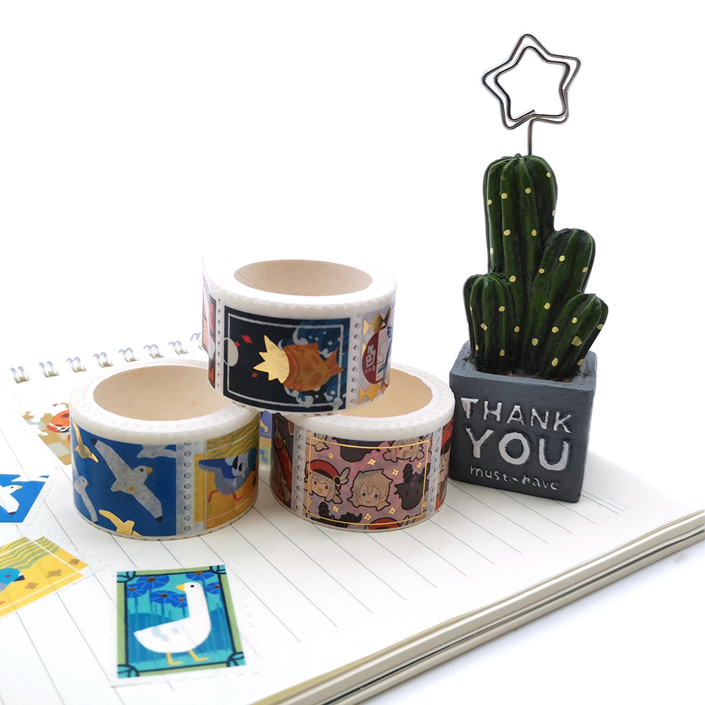 Original Factory Foil Printed Tape Custom Washi foil Stamp 1