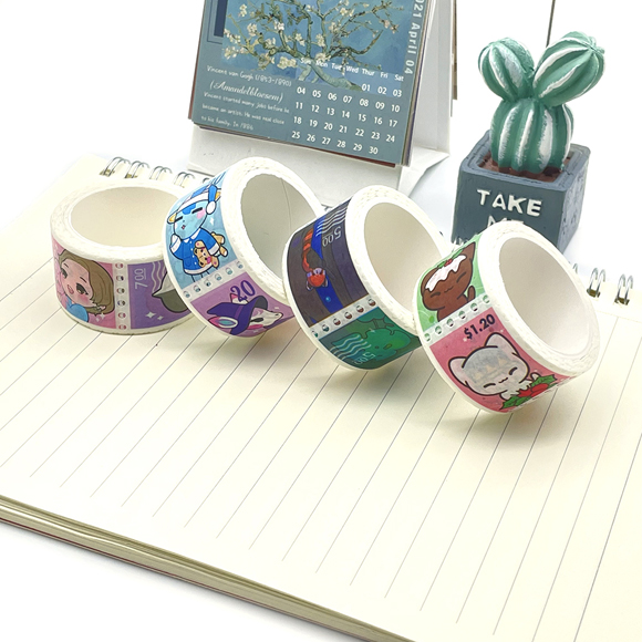 custom designs with professional stamp washi tape manufacturer 1