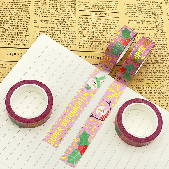 MT Fab Washi Tape - Metallic Foil Stamp - Purple Dust