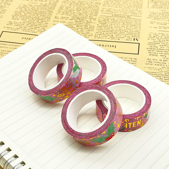 gold foil washi tape customized designs 2