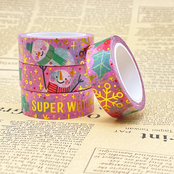 gold foil washi tape customized designs 4