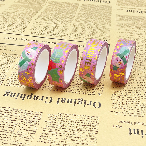 gold foil washi tape customized designs 5