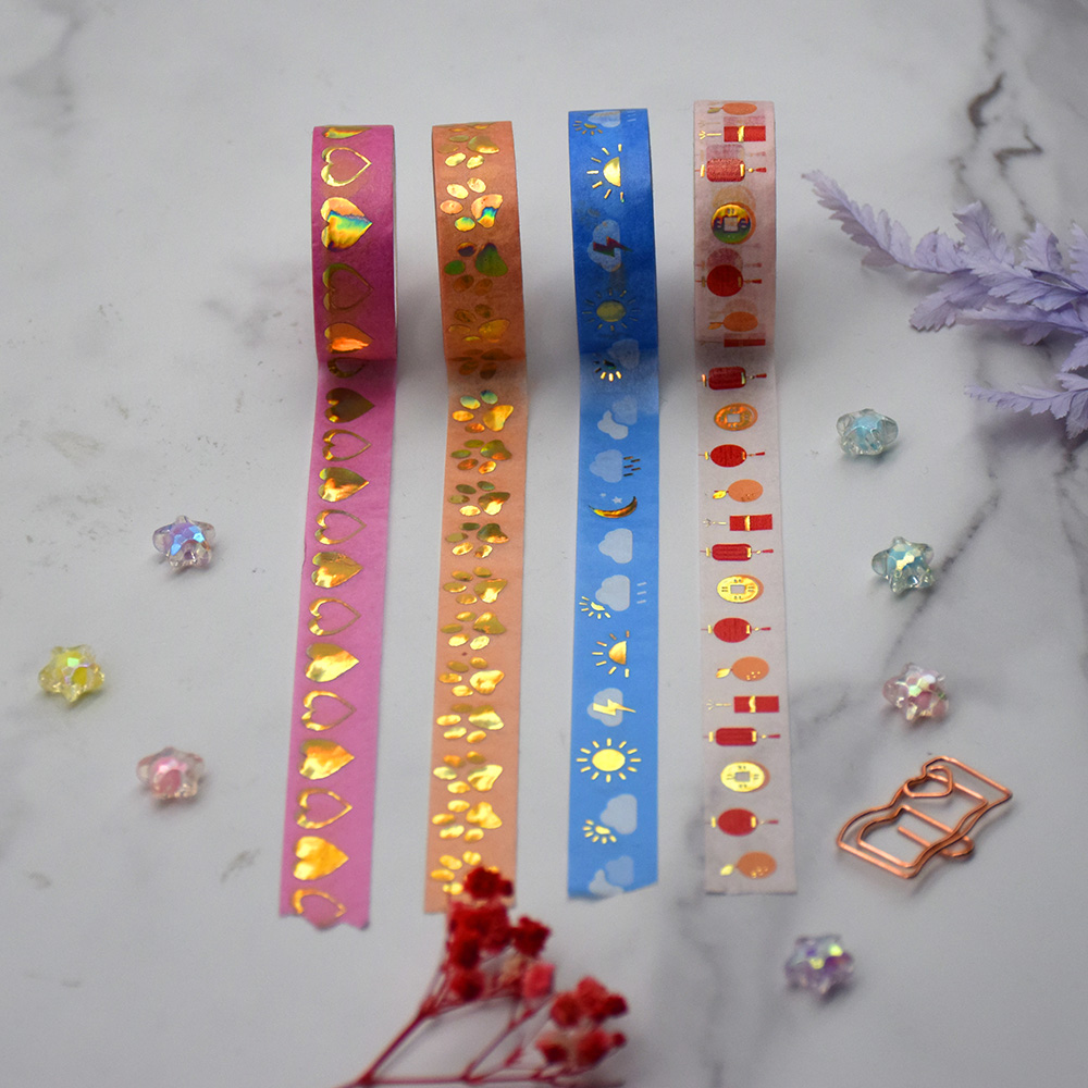 Raised Foil washi tape